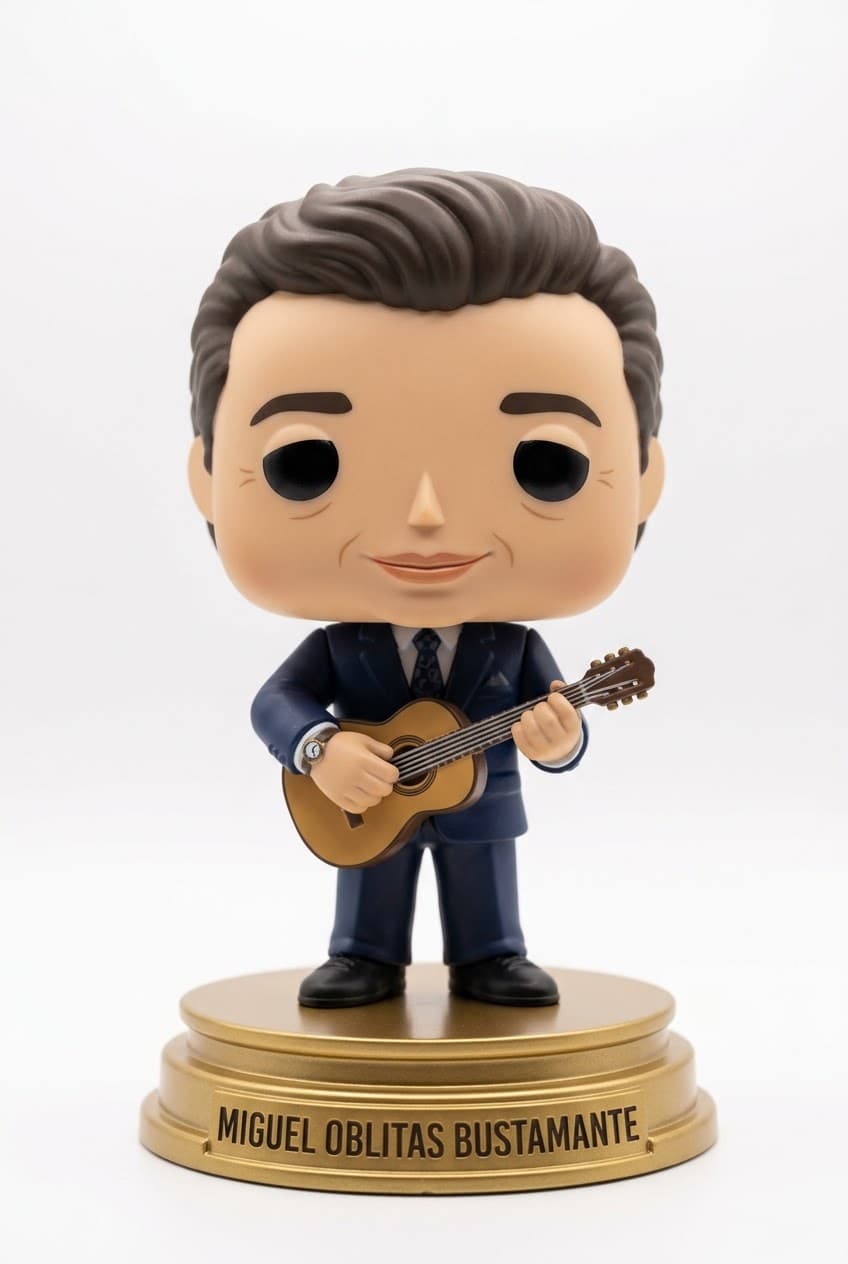Funko personalizado de Miguel Oblitas Bustamante