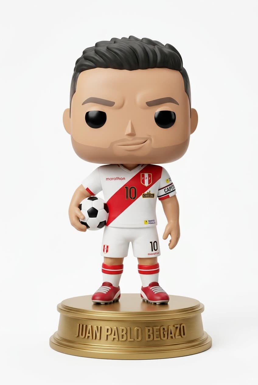 Funko personalizado de Juan Pablo Begazo
