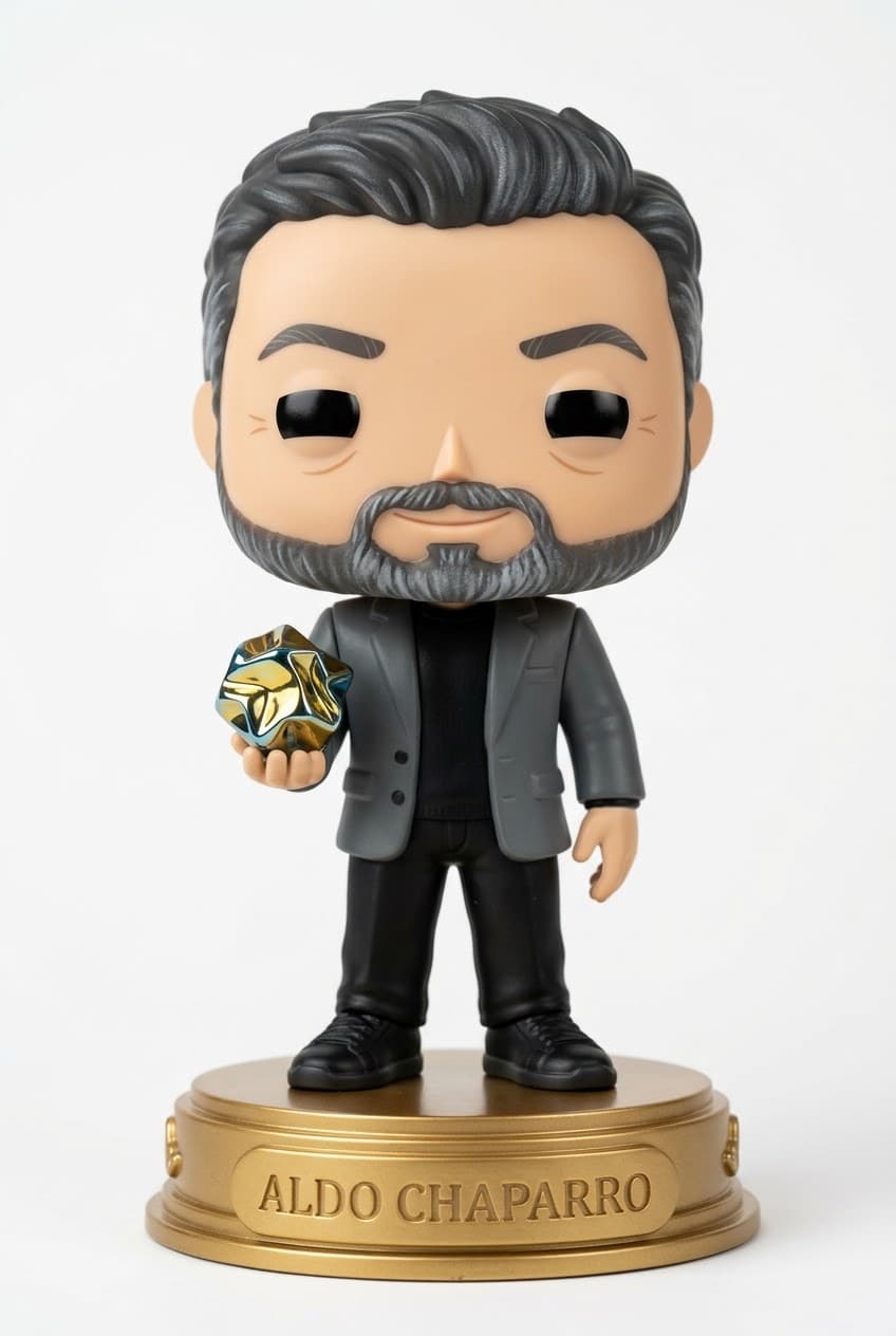 Funko personalizado de Aldo Chaparro