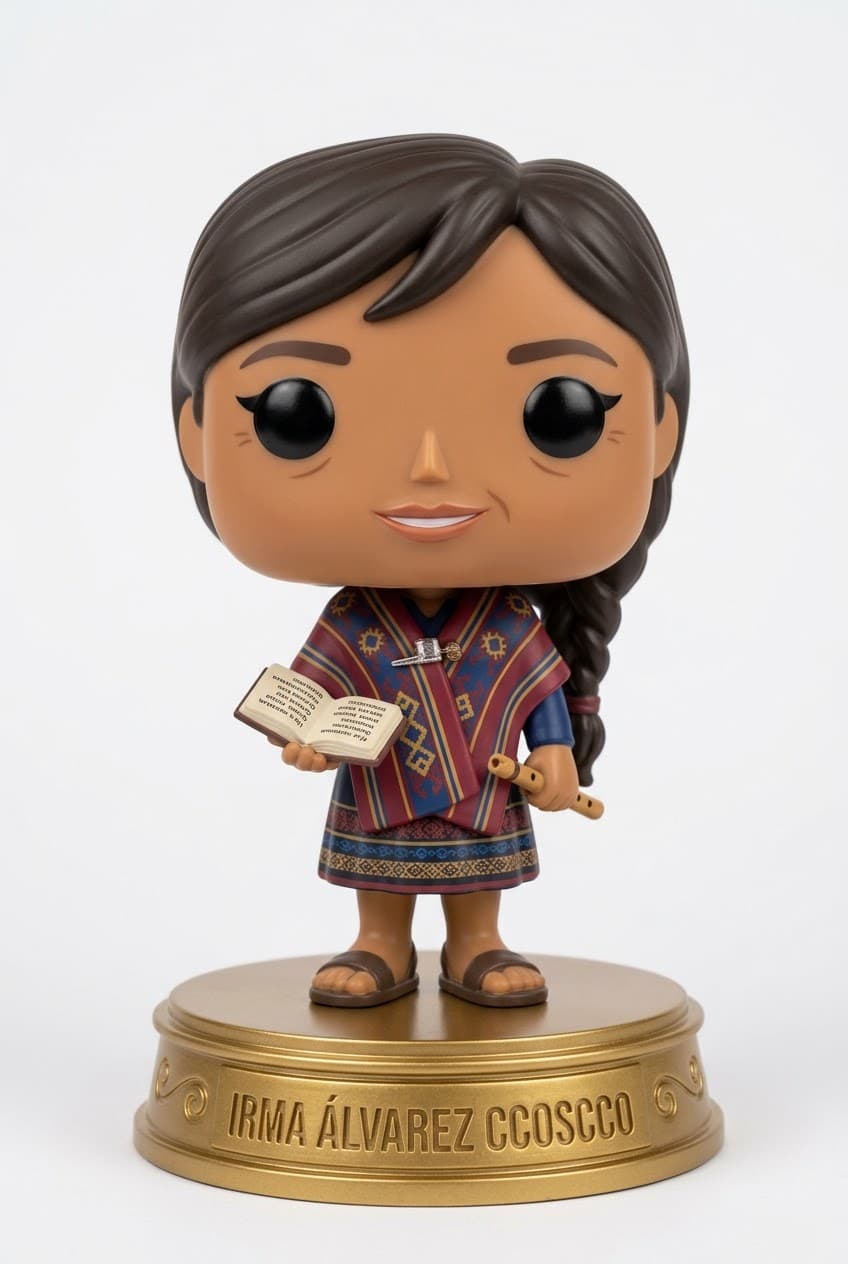 Funko personalizado de Irma Alvarez Ccoscco