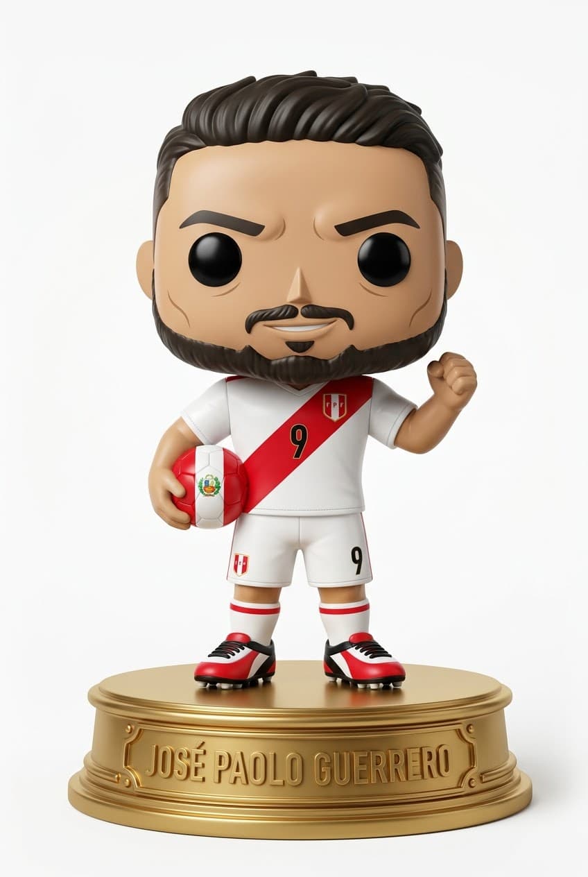 Funko personalizado de Jose Paolo Guerrero