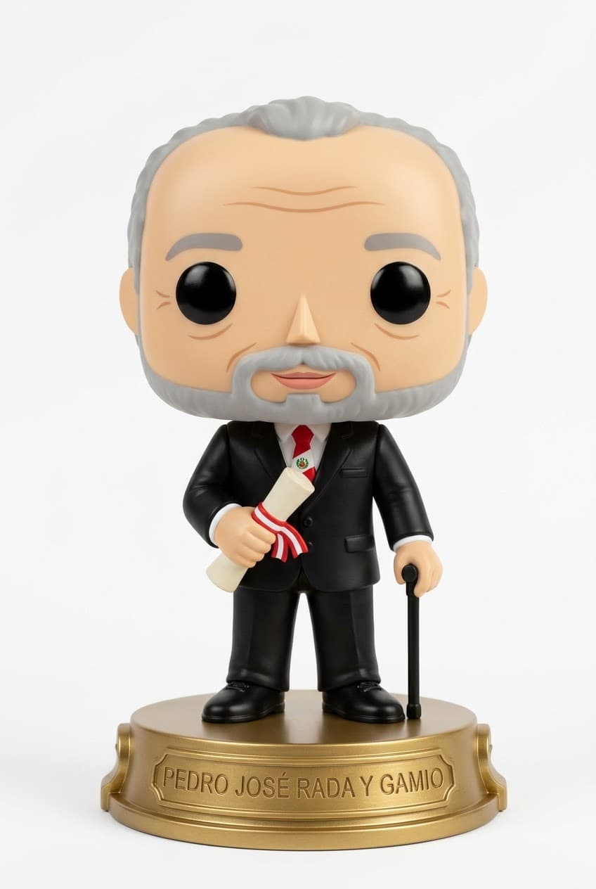 Funko personalizado de Pedro Jose Rada y Gamio