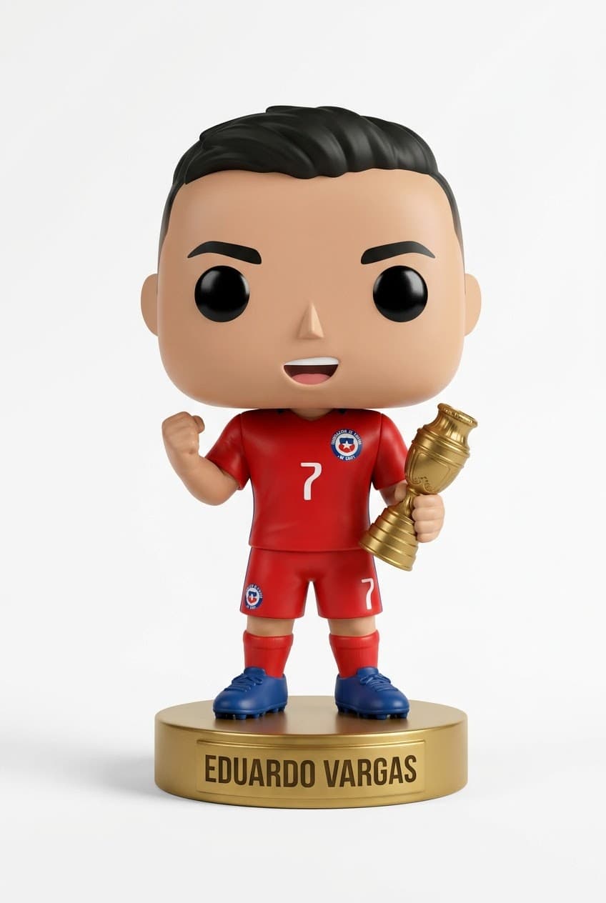 Funko personalizado de Eduardo Vargas