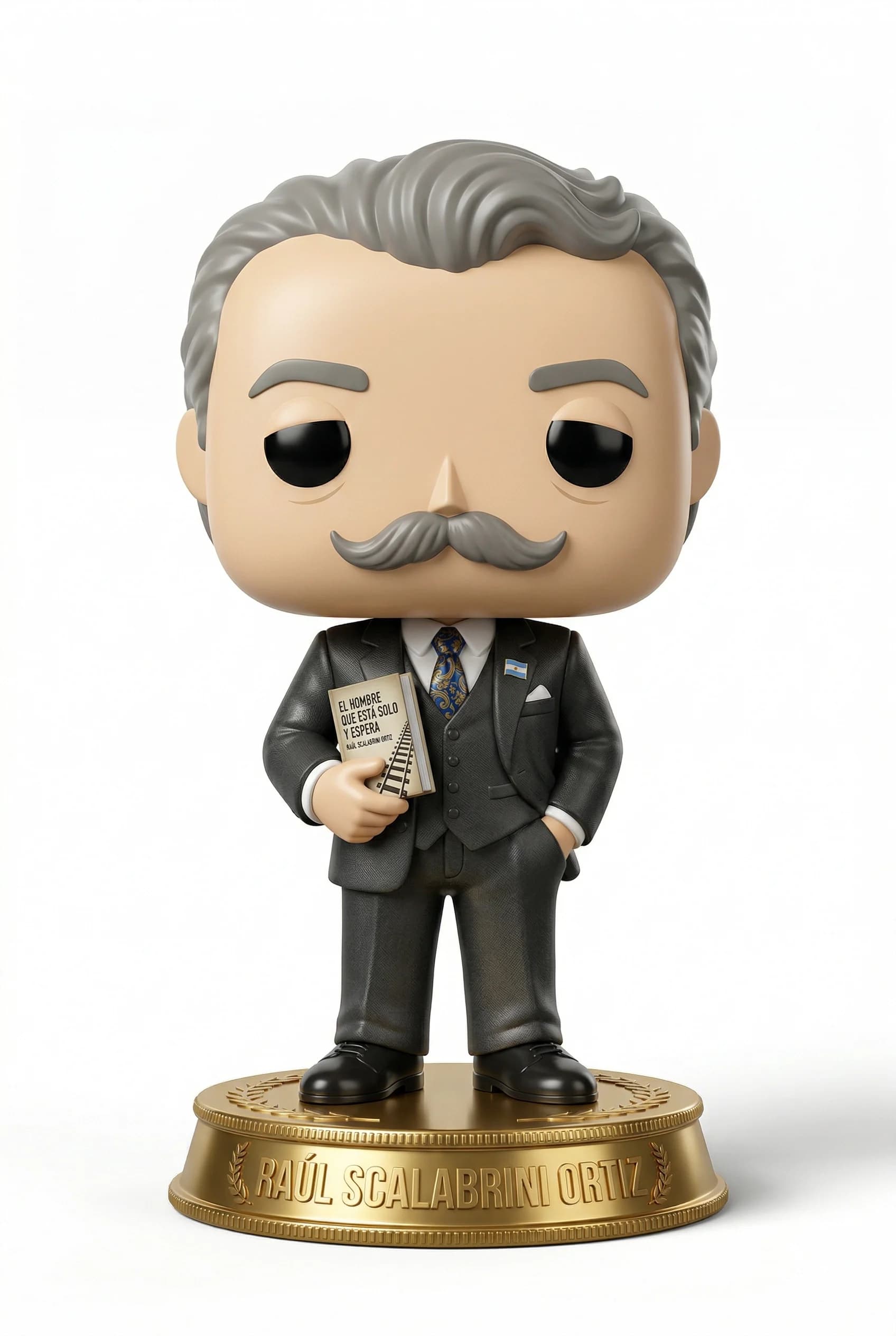 Funko personalizado de Raul Scalabrini Ortiz
