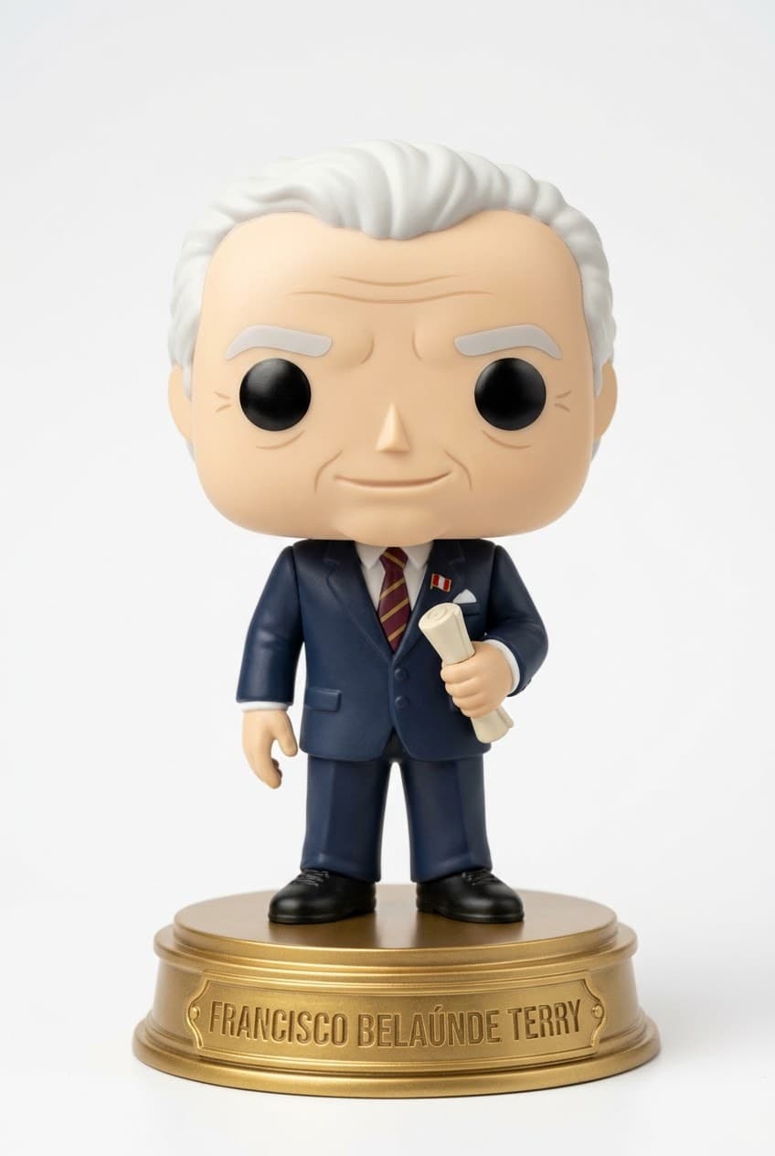 Funko personalizado de Francisco Belaunde Terry