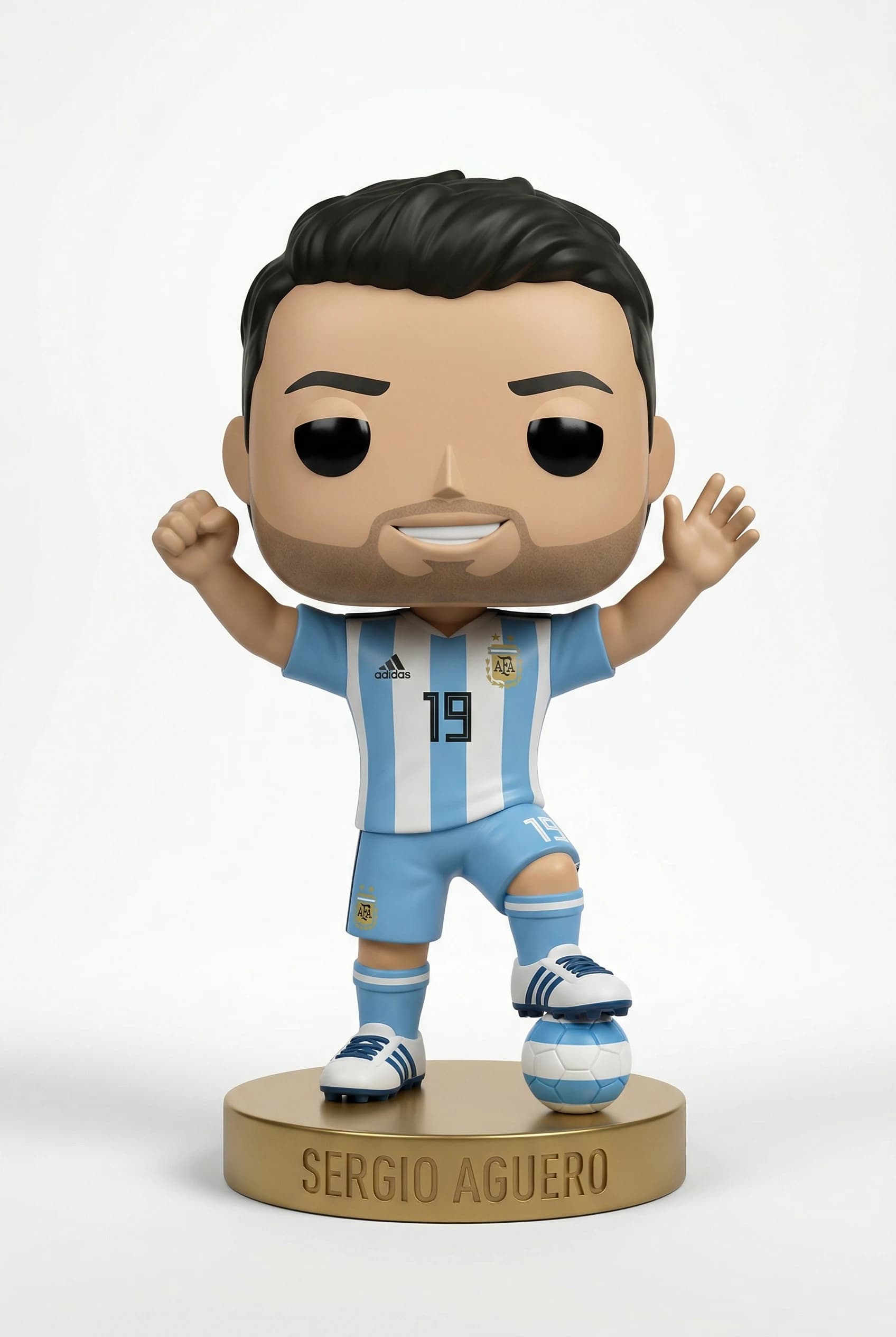 Funko personalizado de Sergio Aguero