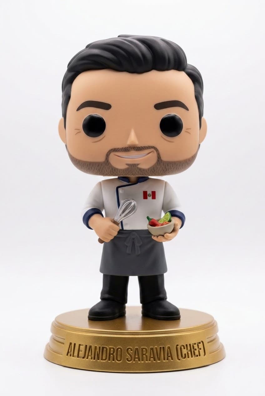 Funko personalizado de Alejandro Saravia Chef