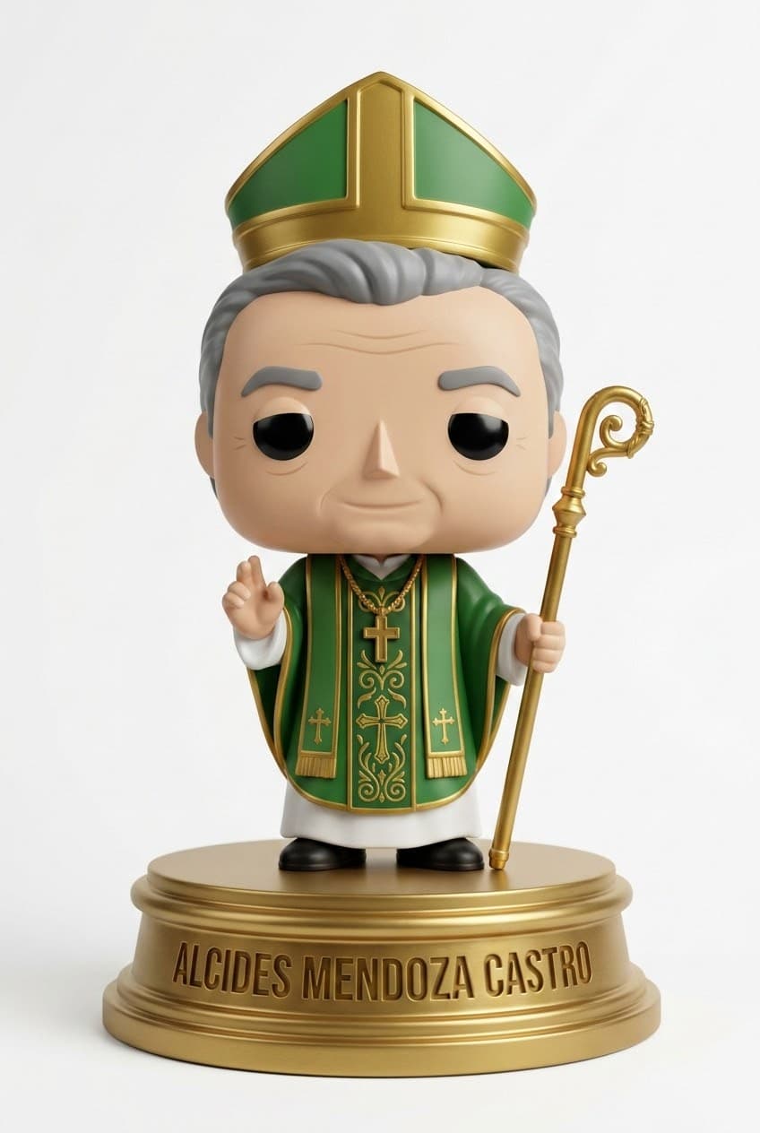 Funko personalizado de Alcides Mendoza Castro