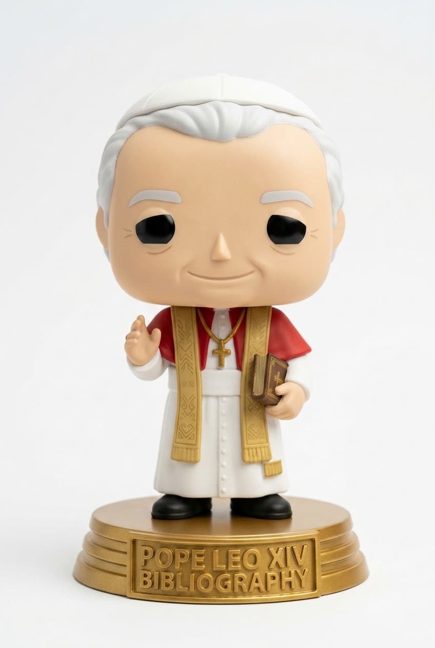 Funko personalizado de Pope Leo Xiv Bibliography