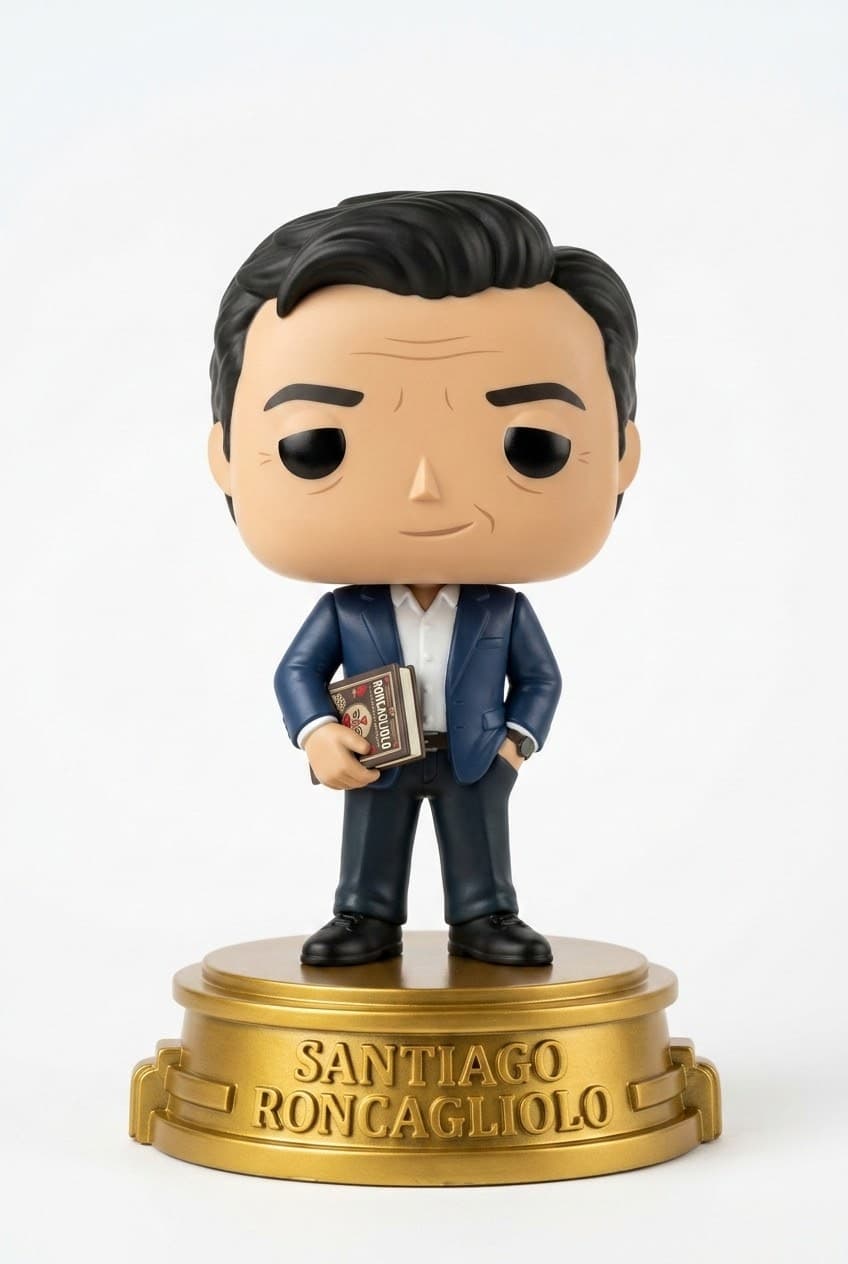 Funko personalizado de Santiago Roncagliolo