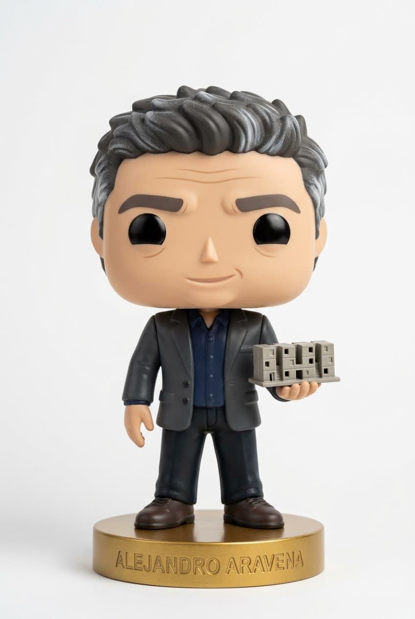 Funko personalizado de Alejandro Aravena