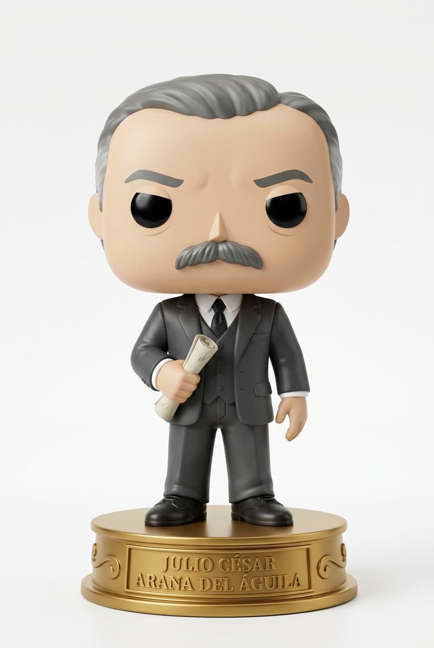 Funko personalizado de Julio Cesar Arana del Aguila