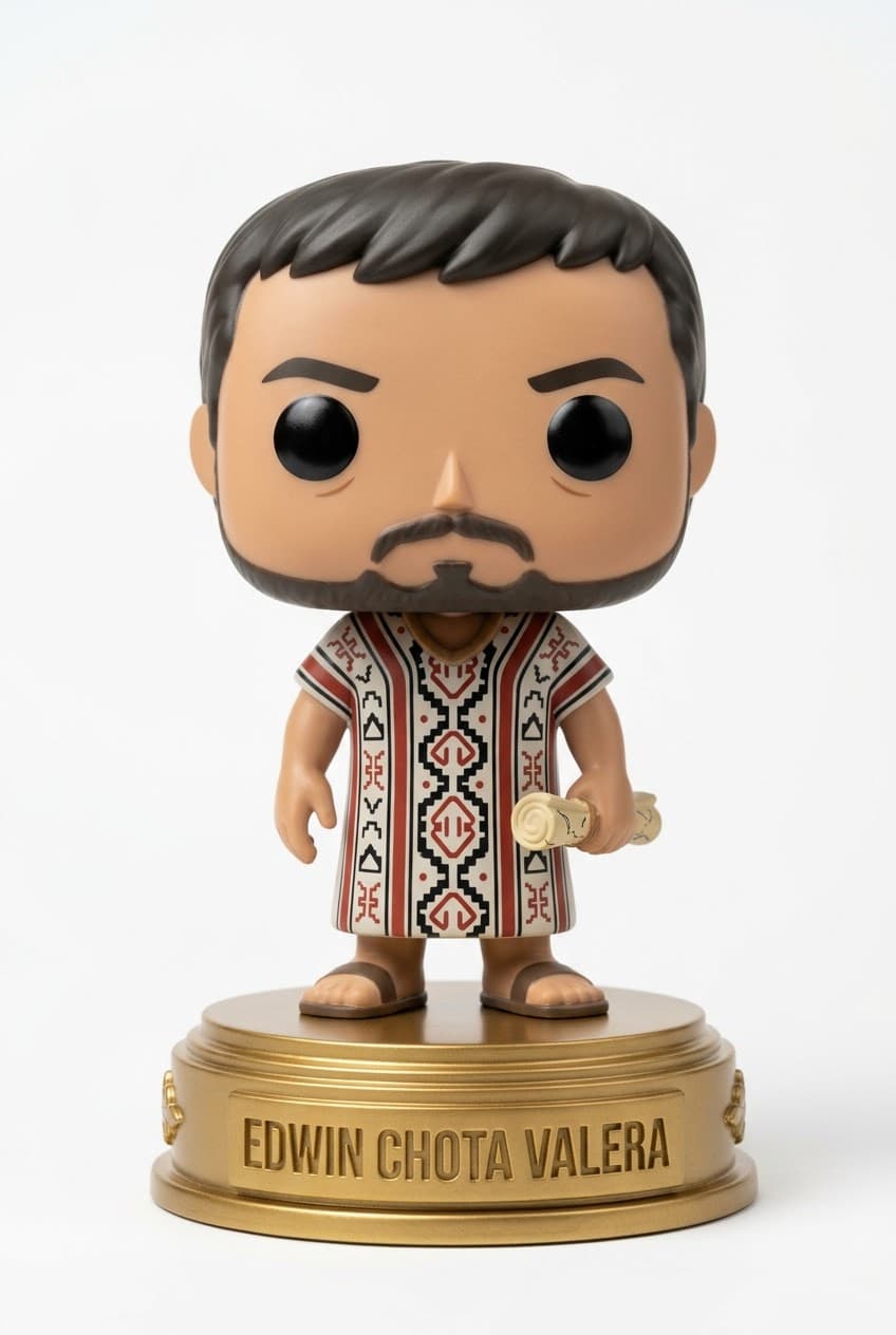 Funko personalizado de Edwin Chota Valera