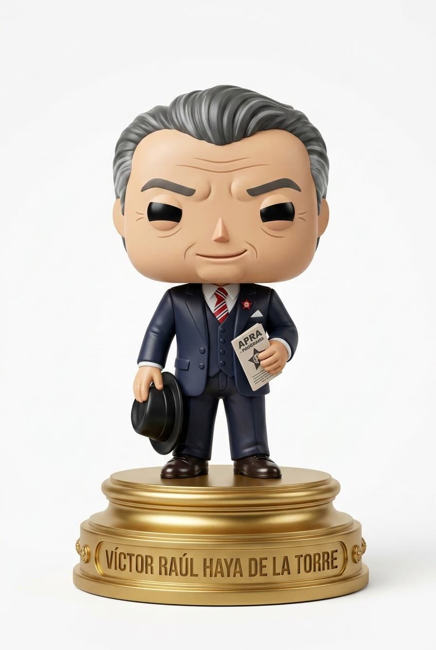 Funko personalizado de Victor Raul Haya de la Torre