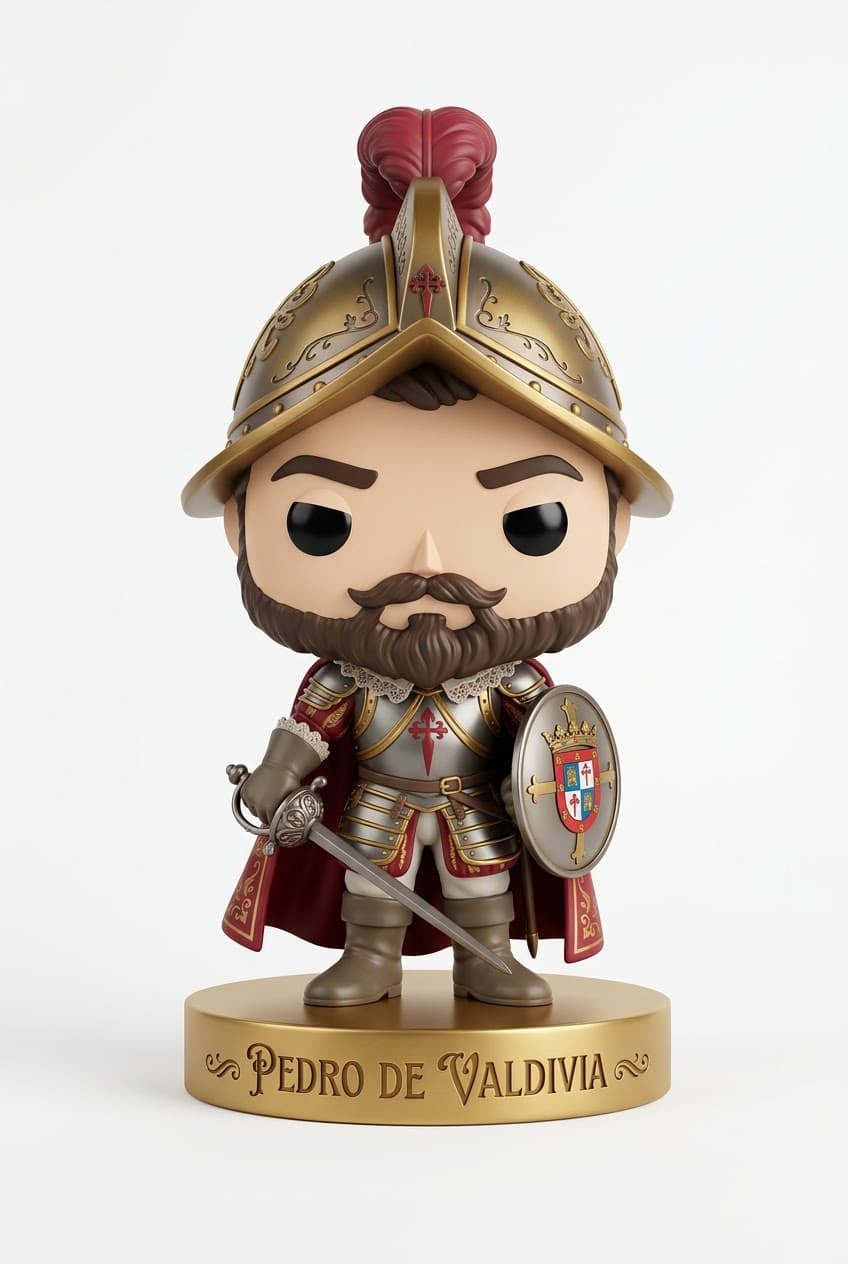 Funko personalizado de Pedro de Valdivia