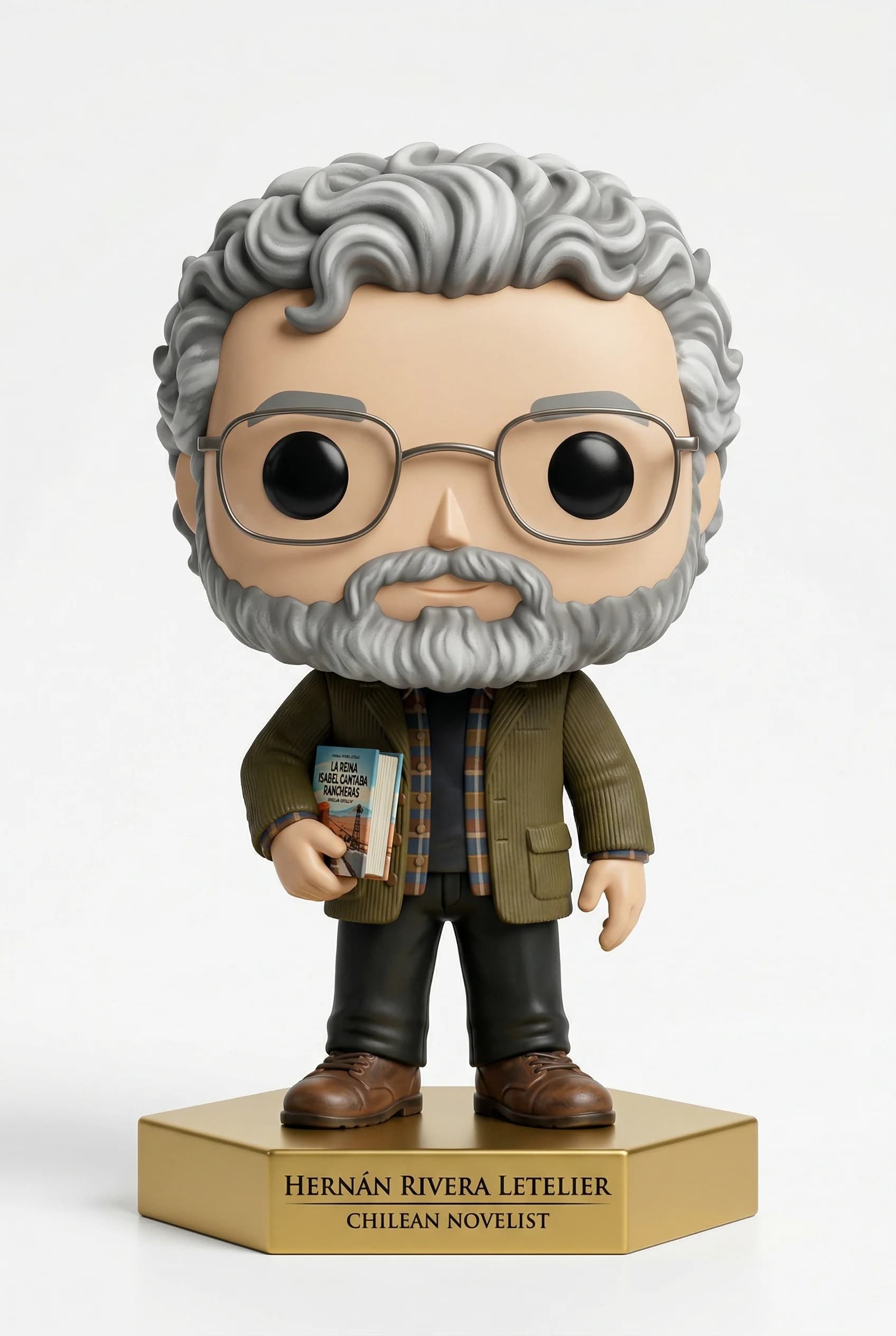 Funko personalizado de Hernan Rivera Letelier