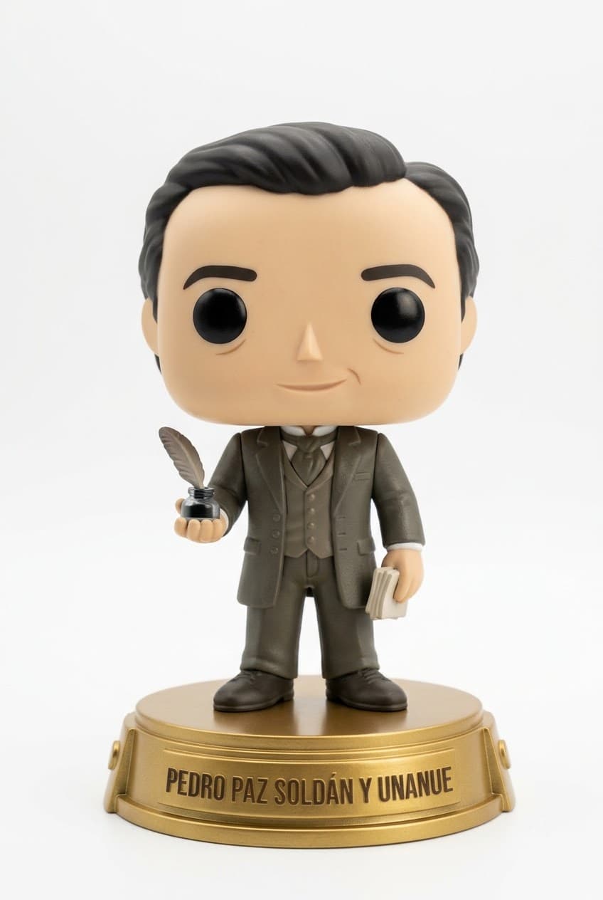 Funko personalizado de Pedro Paz Soldan y Unanue