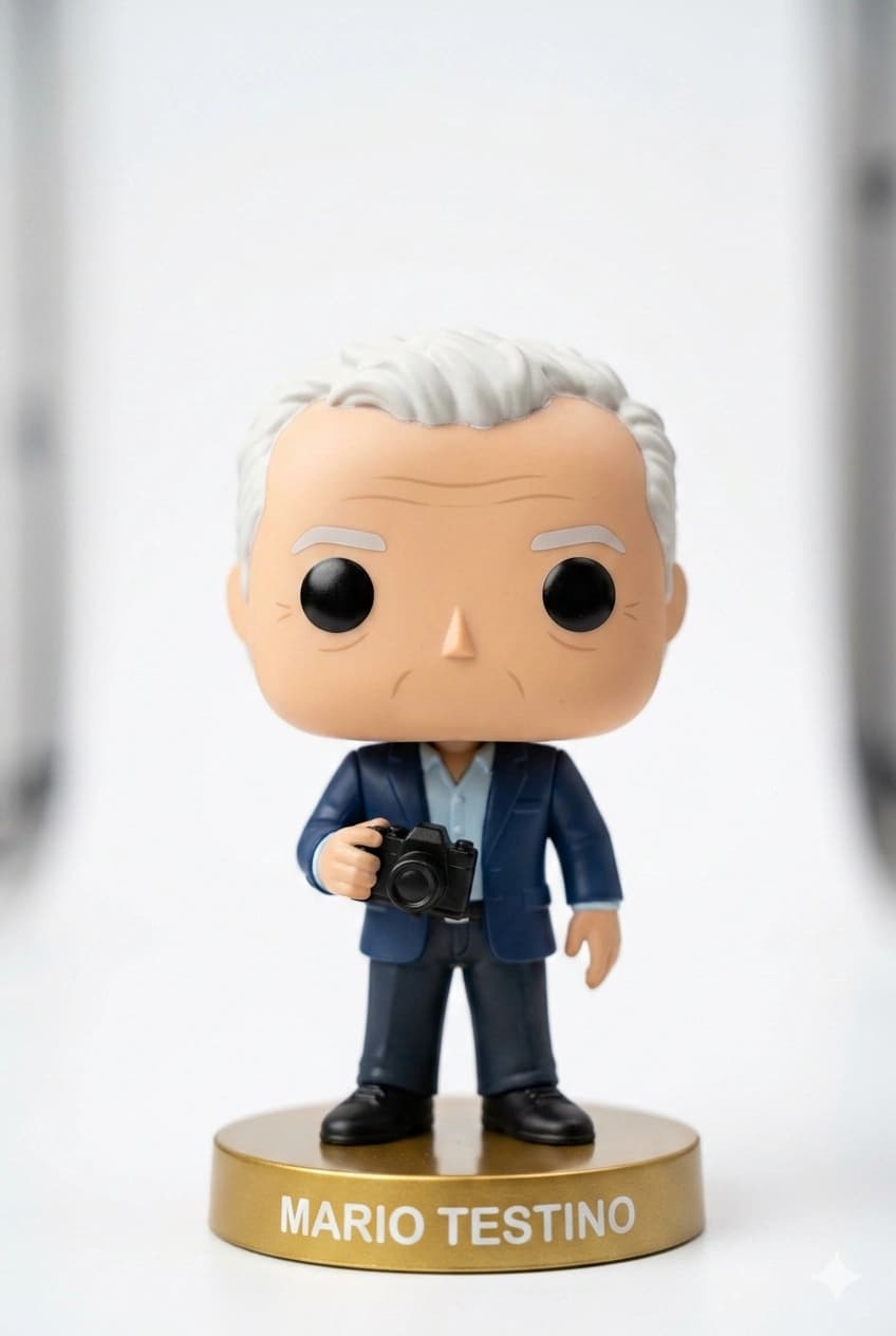 Funko personalizado de Mario Testino