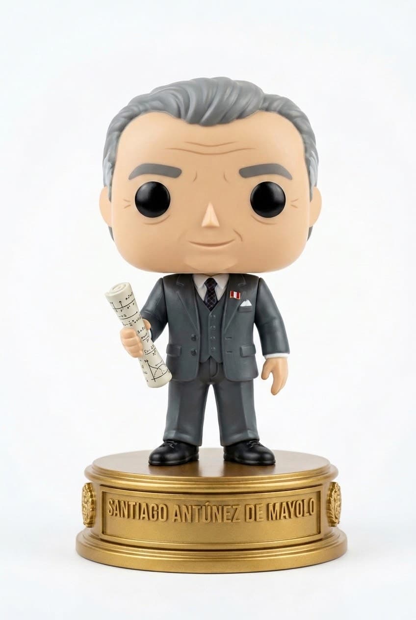 Funko personalizado de Santiago Antunez de Mayolo
