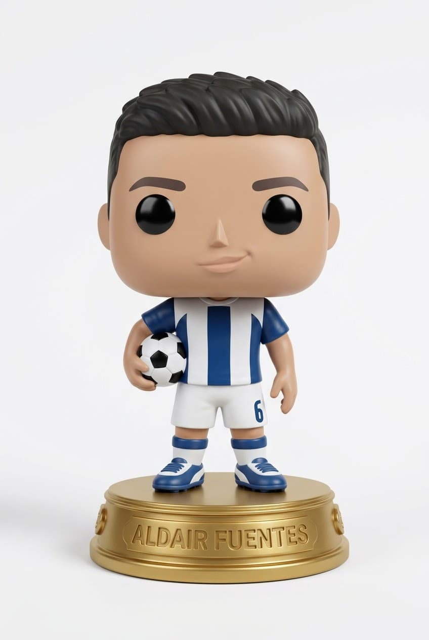 Funko personalizado de Aldair Fuentes