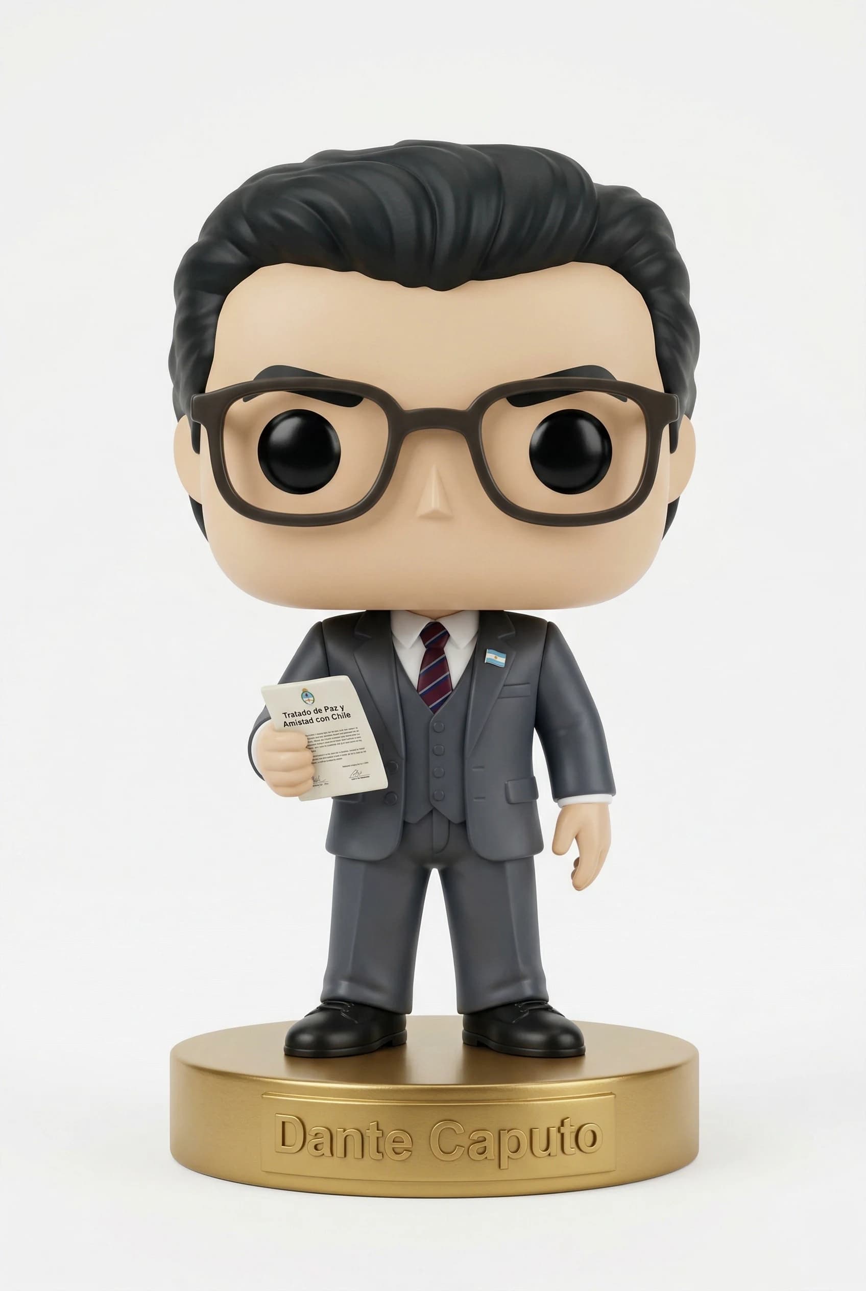 Funko personalizado de Dante Caputo