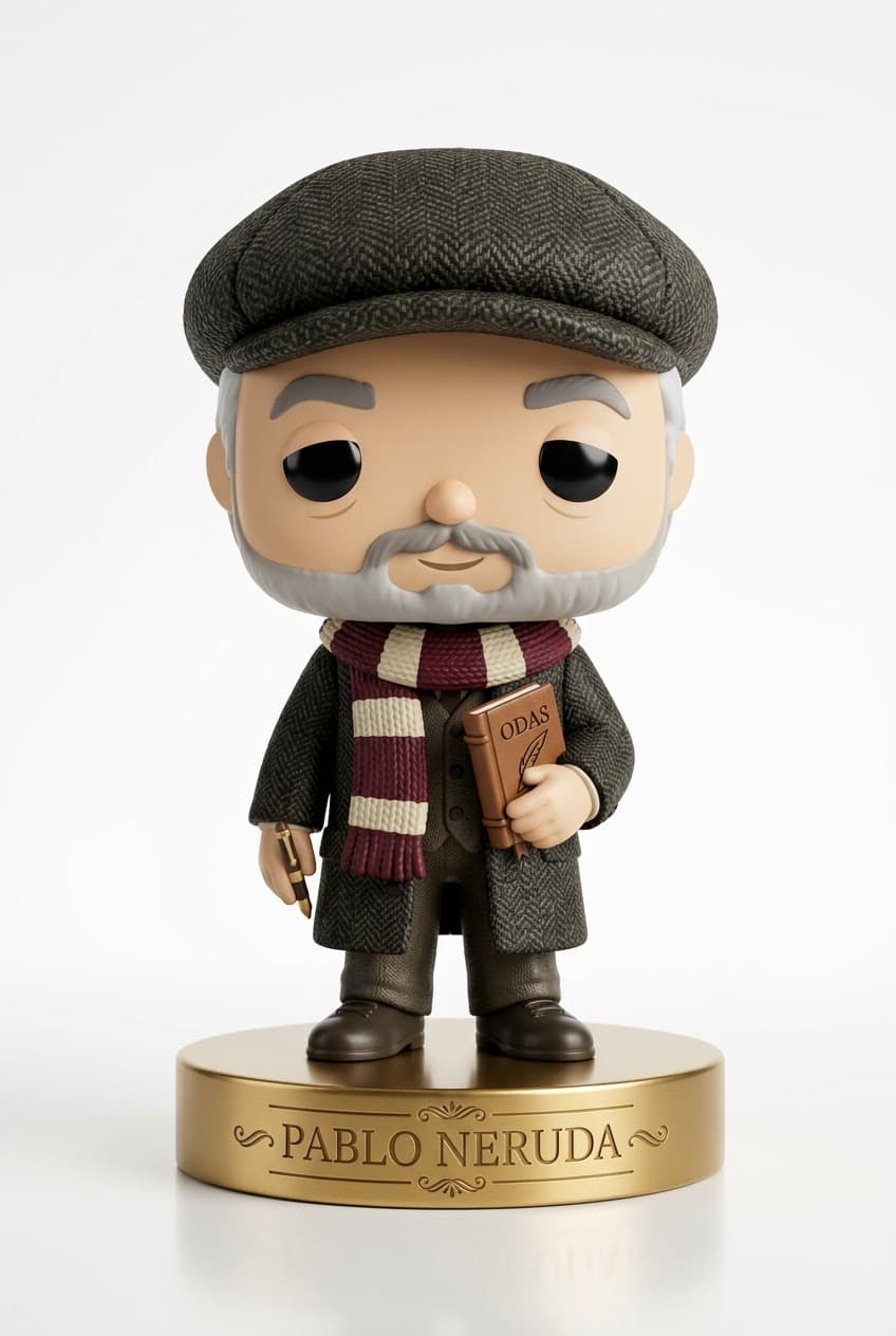 Funko personalizado de Pablo Neruda