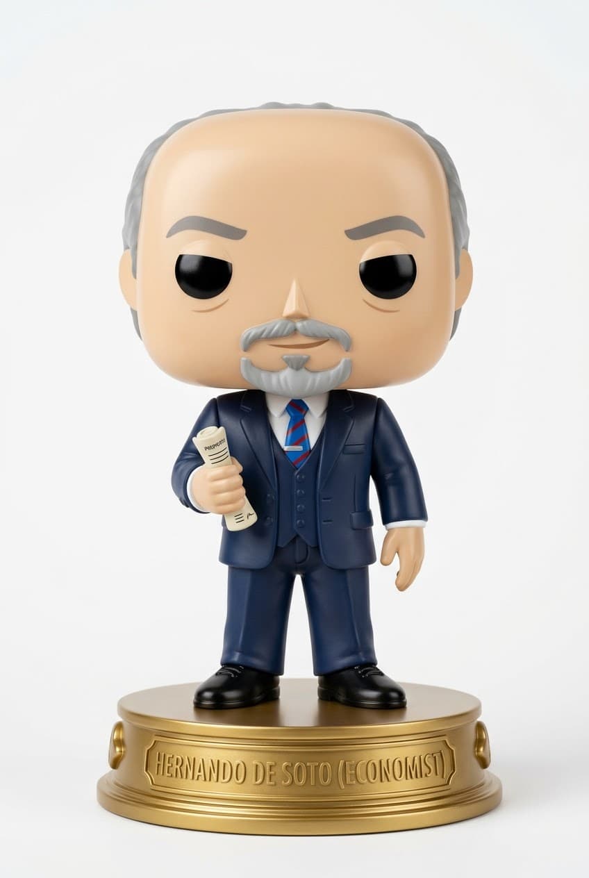 Funko personalizado de Hernando de Soto Economist