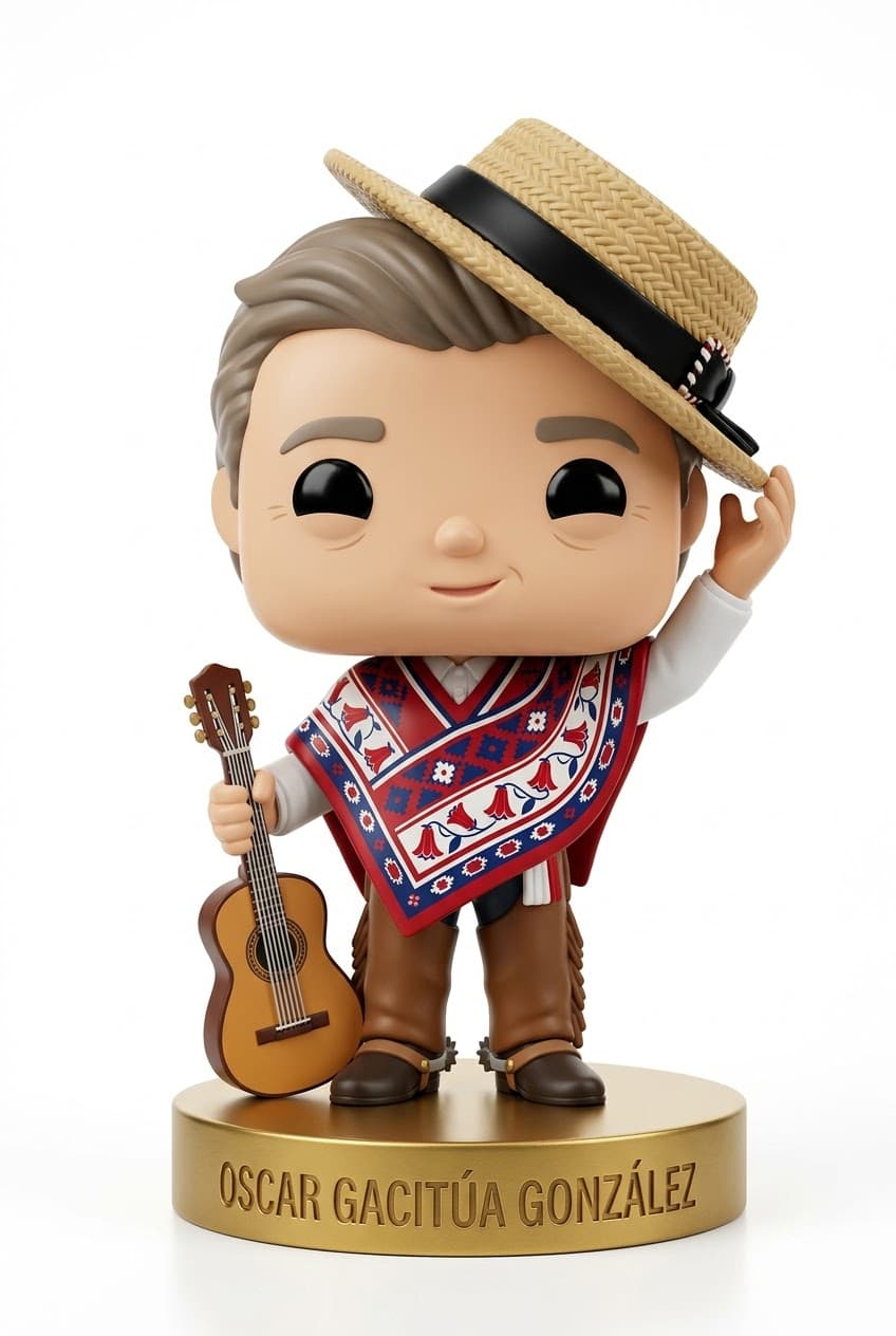 Funko personalizado de Oscar Gacitua Gonzalez
