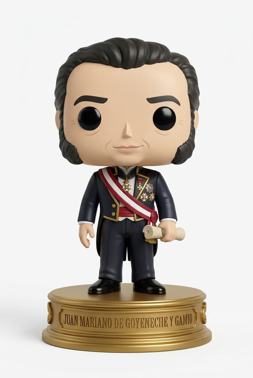 Funko personalizado de Juan Mariano de Goyeneche y Gamio