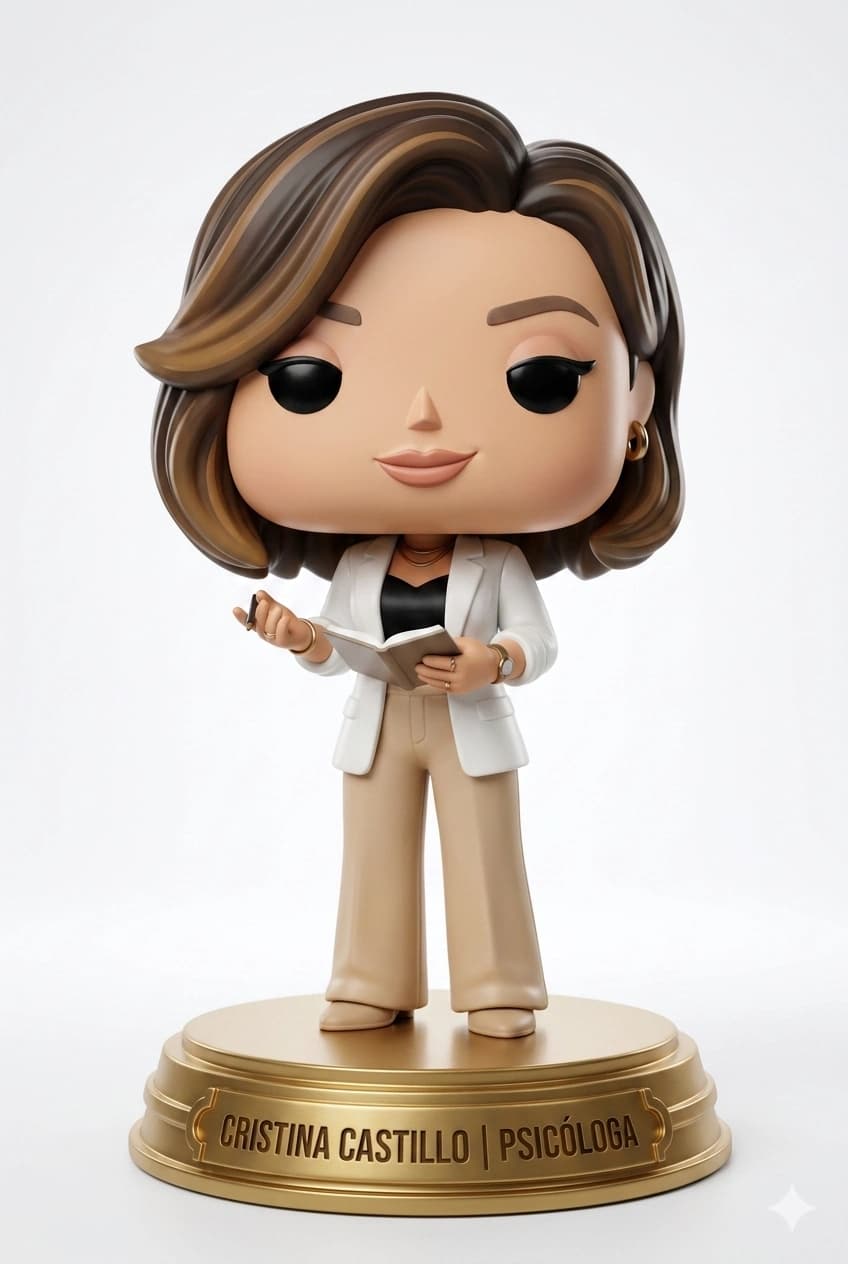 Funko personalizado de Cristina Castillo Psicologa