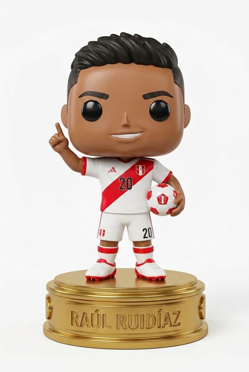 Funko personalizado de Raul Ruidiaz