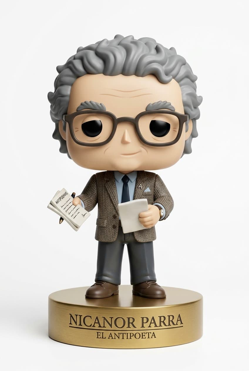 Funko personalizado de Nicanor Parra