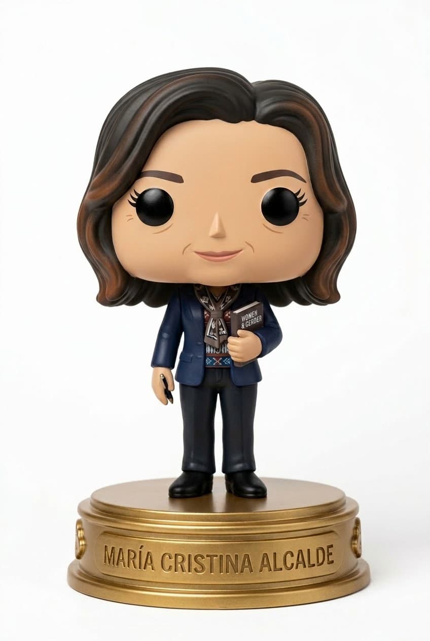 Funko personalizado de Maria Cristina Alcalde