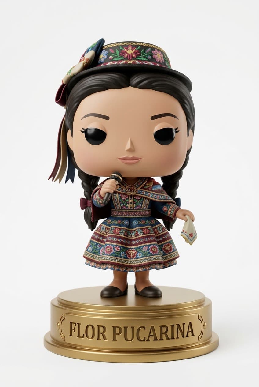 Funko personalizado de Flor Pucarina
