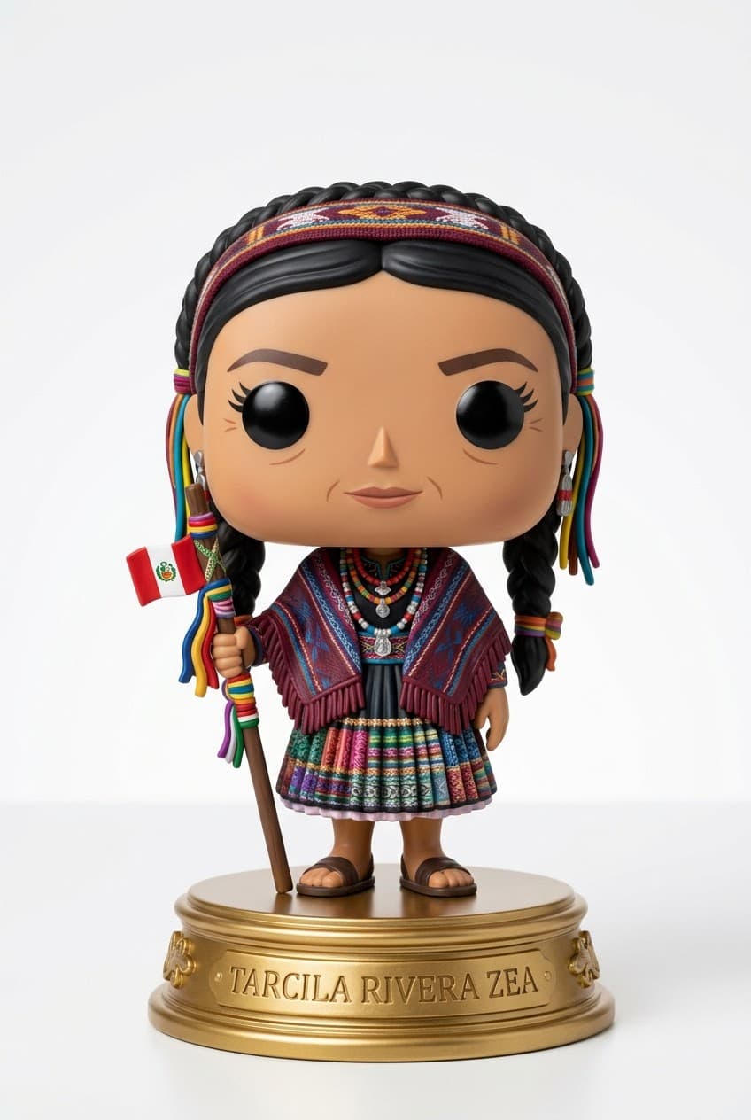 Funko personalizado de Tarcila Rivera Zea