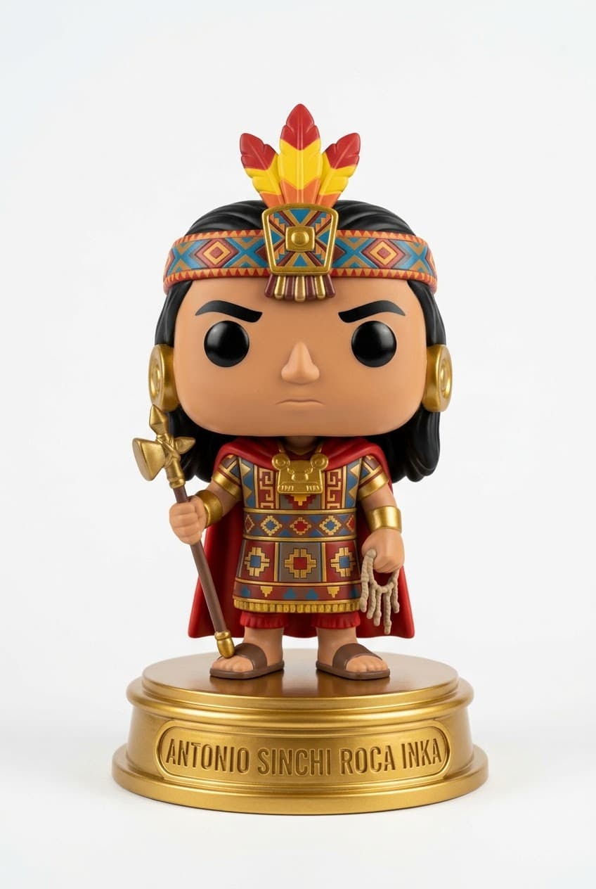 Funko personalizado de Antonio Sinchi Roca Inka