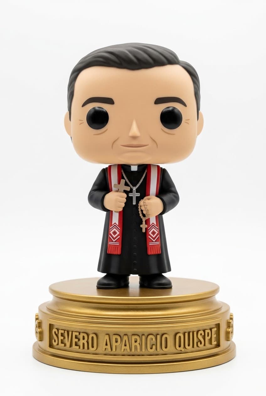 Funko personalizado de Severo Aparicio Quispe