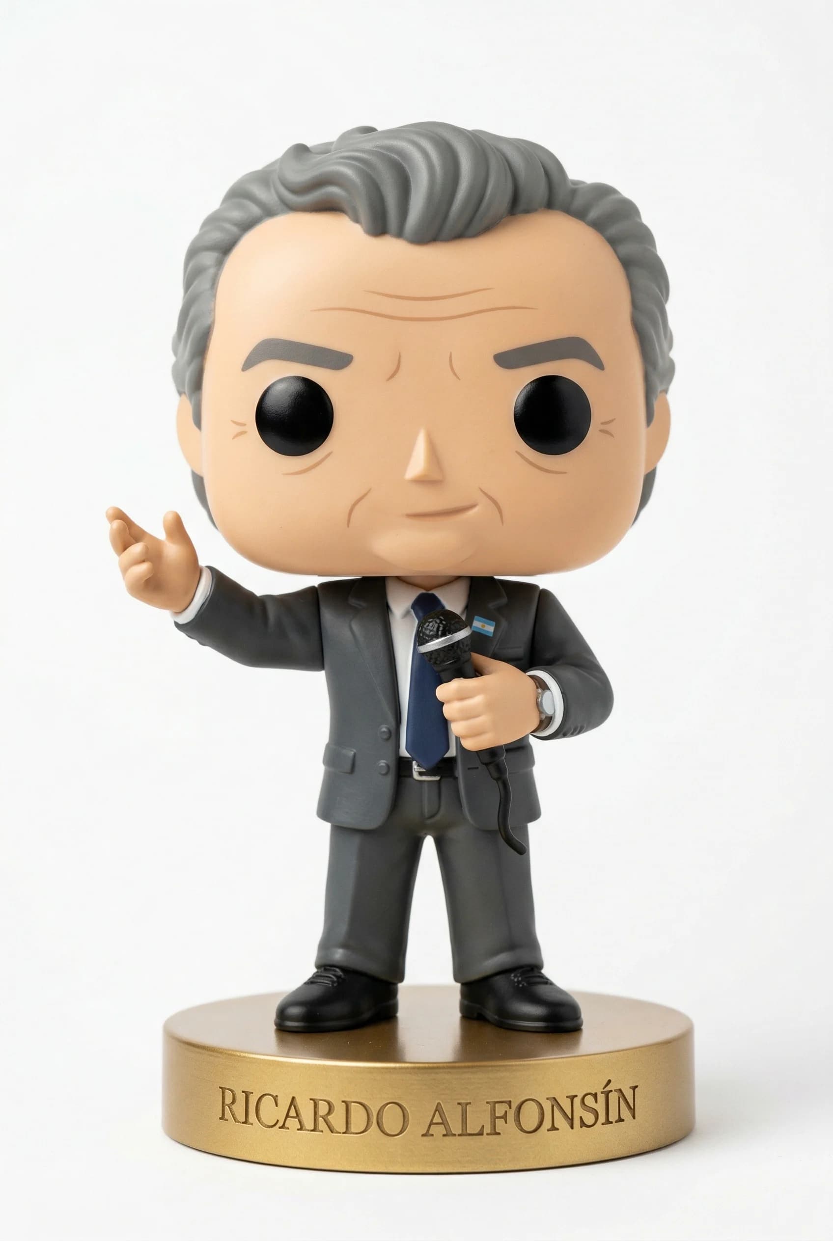 Funko personalizado de Ricardo Alfonsin