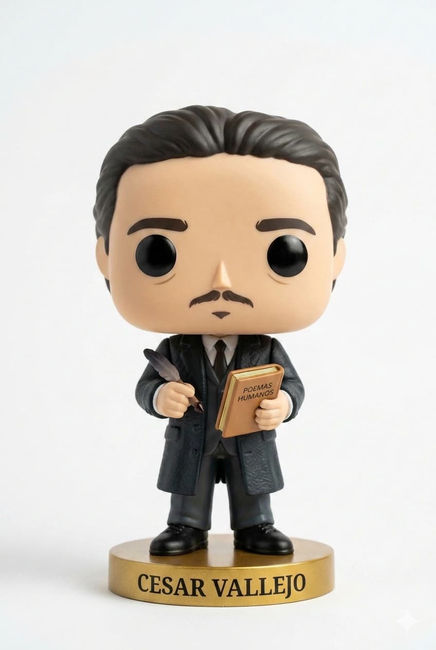 Funko personalizado de Cesar Vallejo