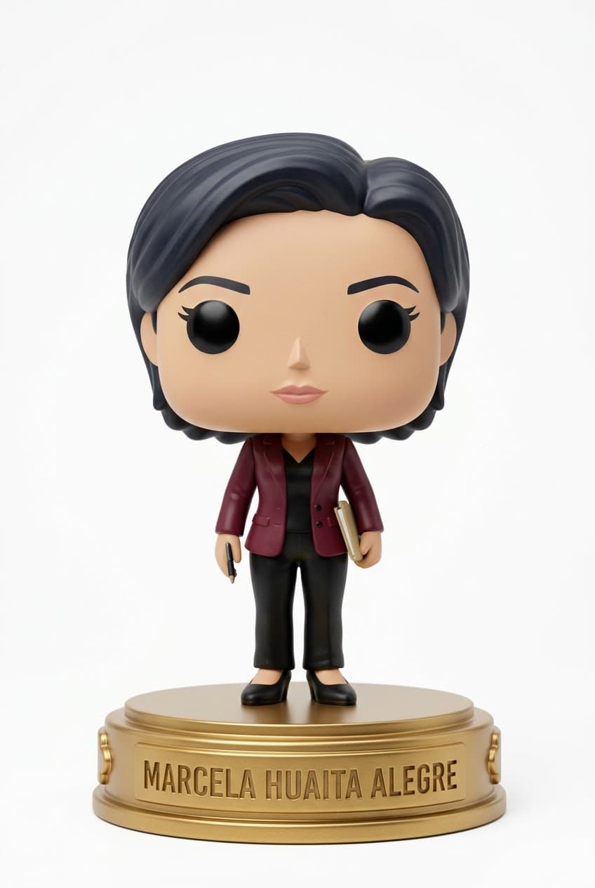 Funko personalizado de Marcela Huaita Alegre
