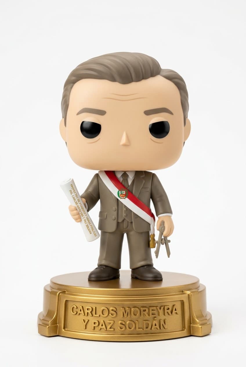 Funko personalizado de Carlos Moreyra y Paz Soldan