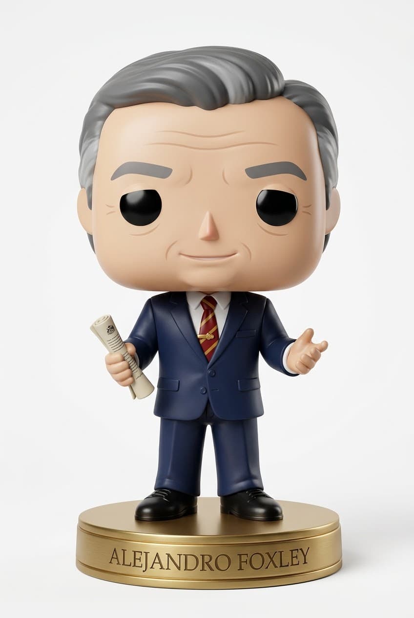 Funko personalizado de Alejandro Foxley