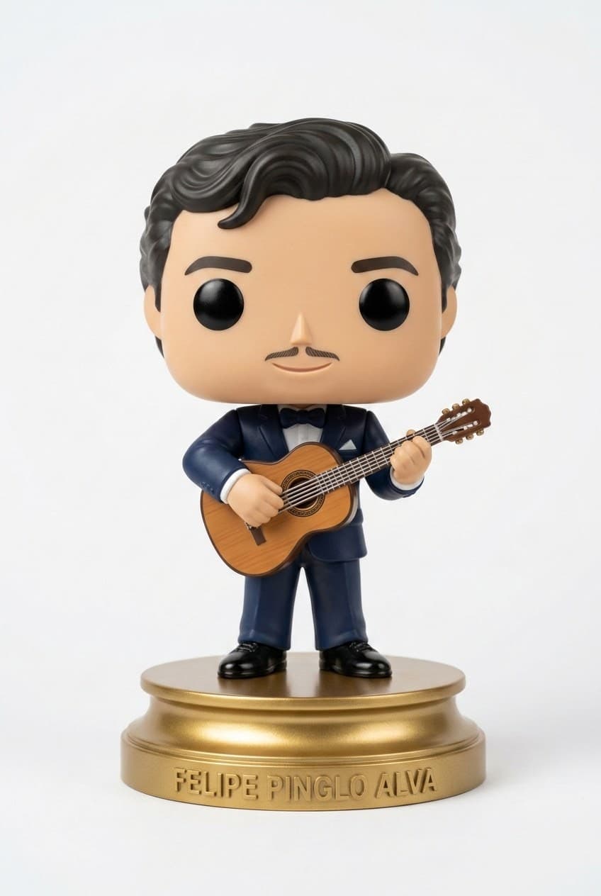 Funko personalizado de Felipe Pinglo Alva