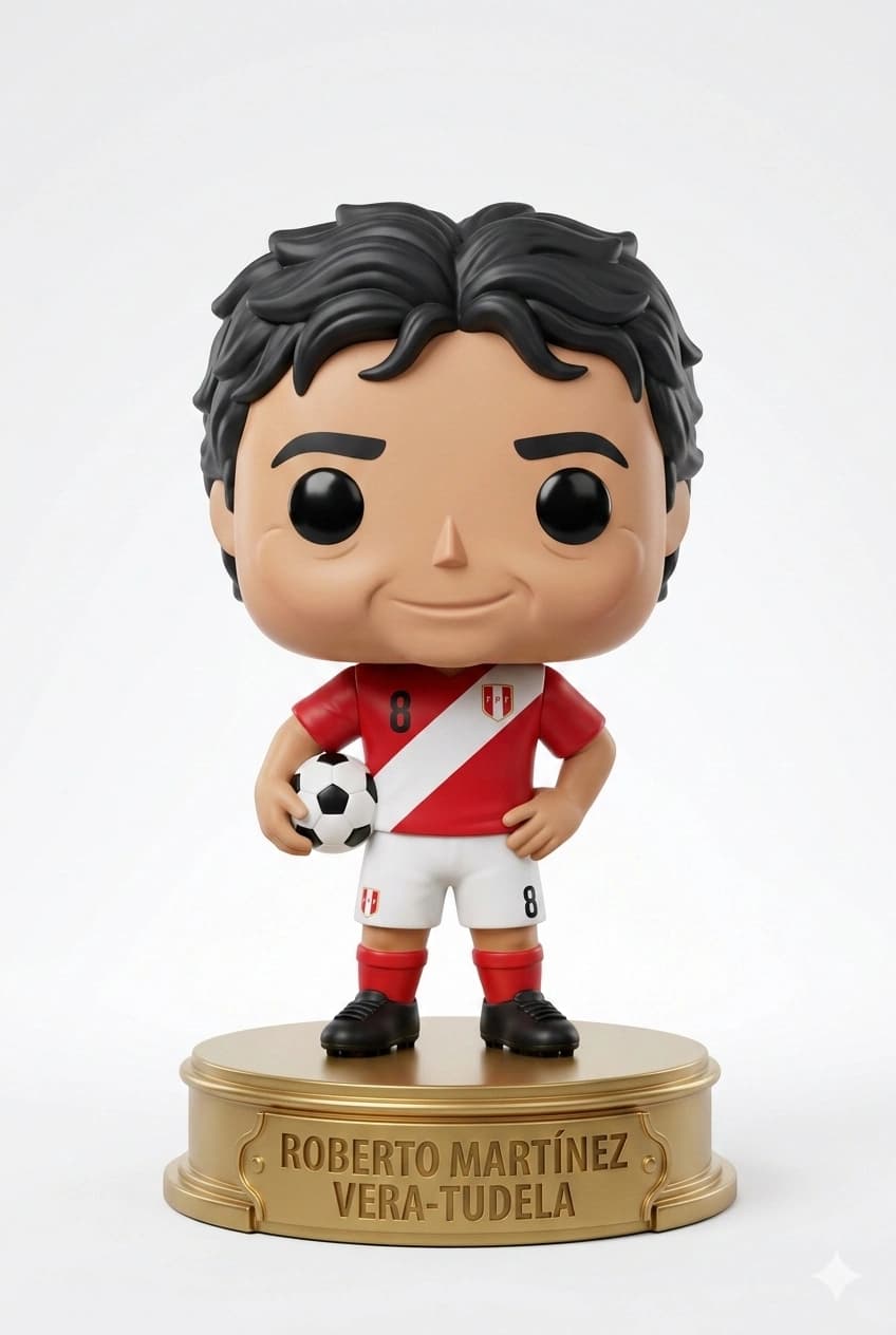 Funko personalizado de Roberto Martinez Vera Tudela