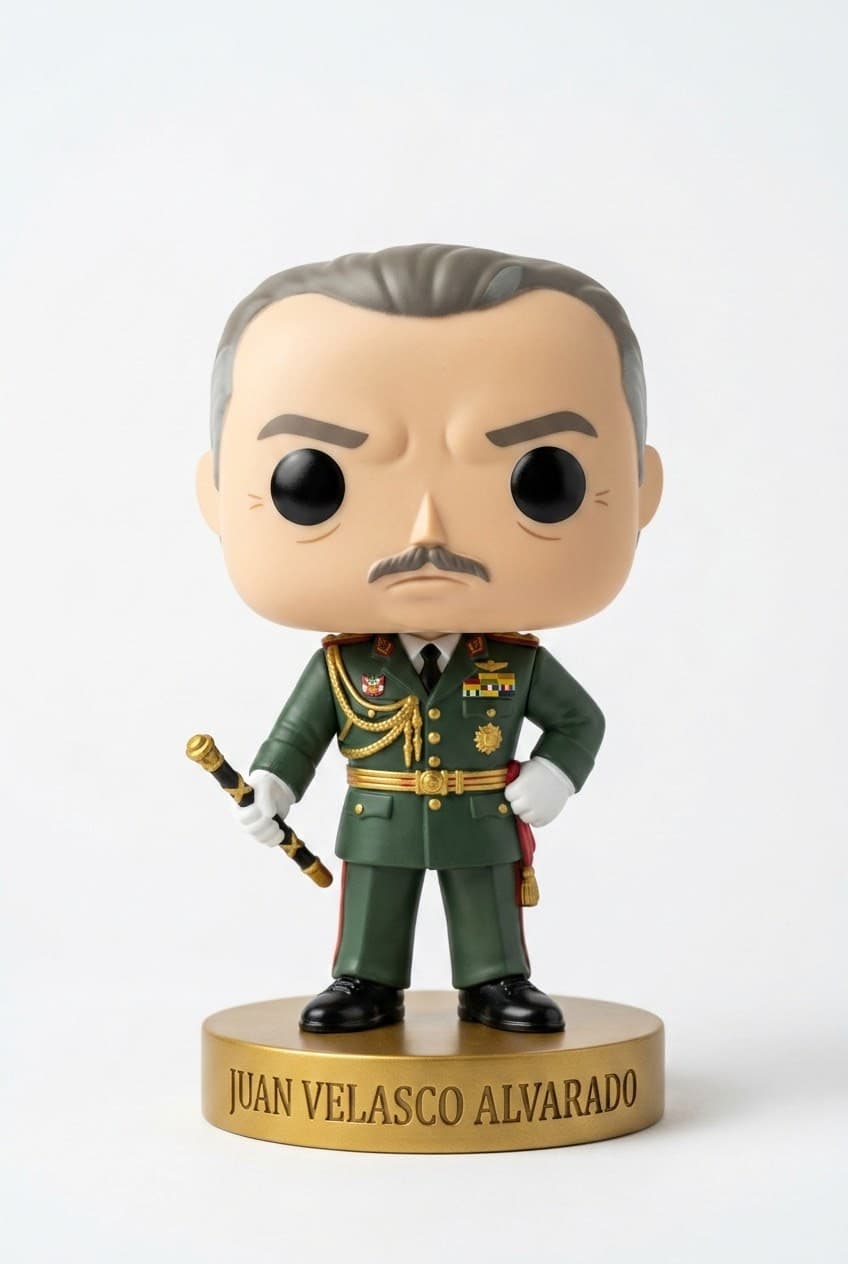 Funko personalizado de Juan Velasco Alvarado