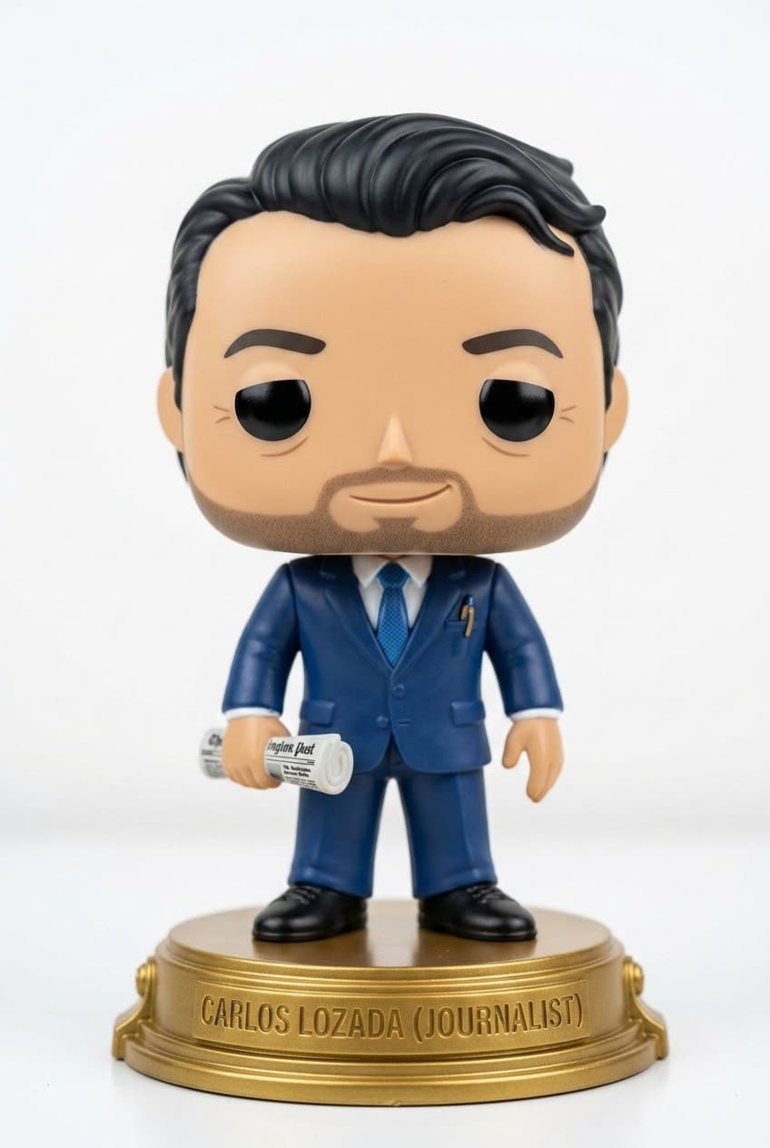 Funko personalizado de Carlos Lozada Journalist