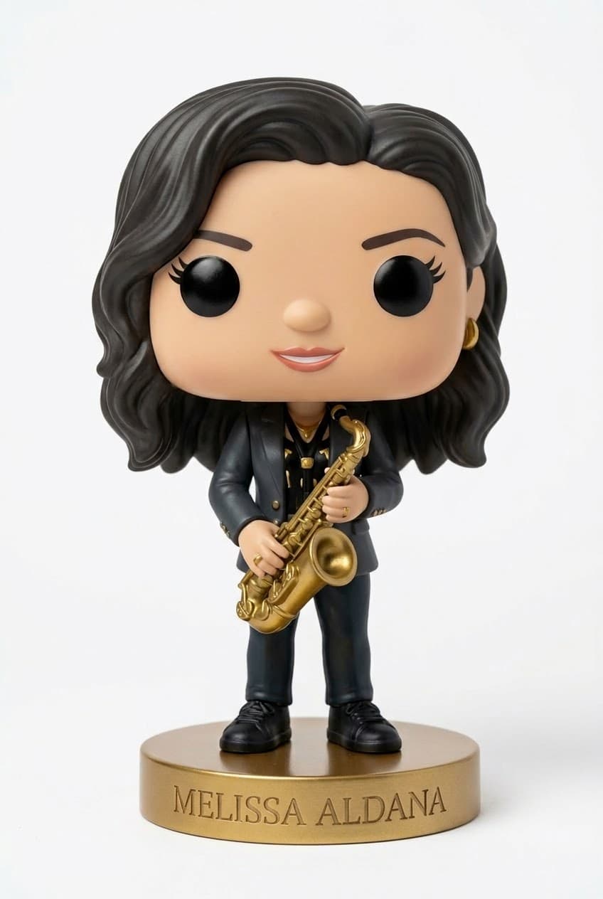 Funko personalizado de Melissa Aldana