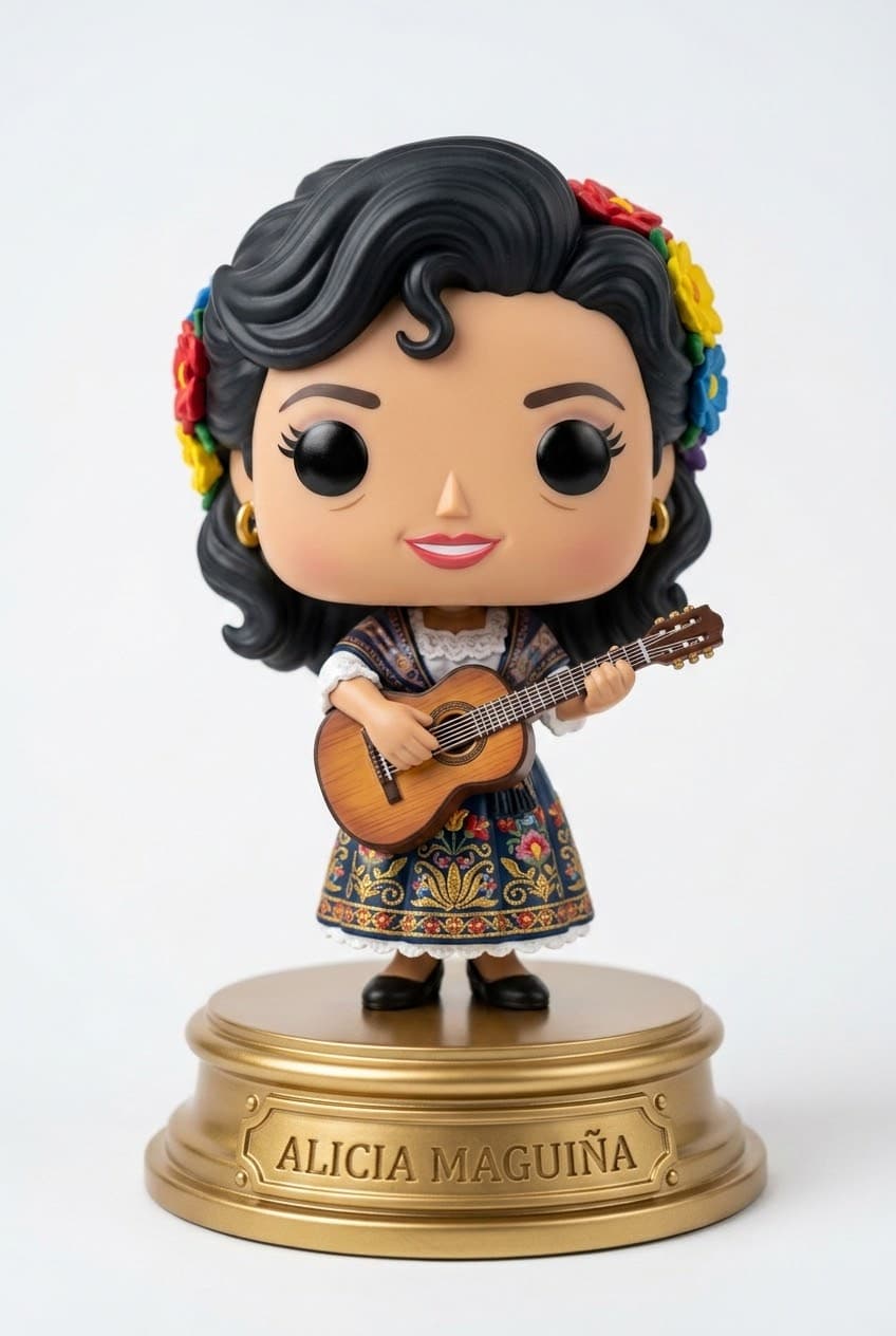 Funko personalizado de Alicia Maguina
