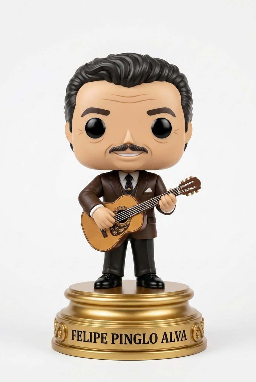 Funko personalizado de Felipe Pinglo Alva