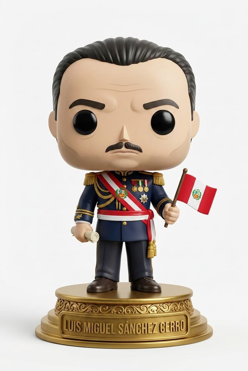 Funko personalizado de Luis Miguel Sanchez Cerro